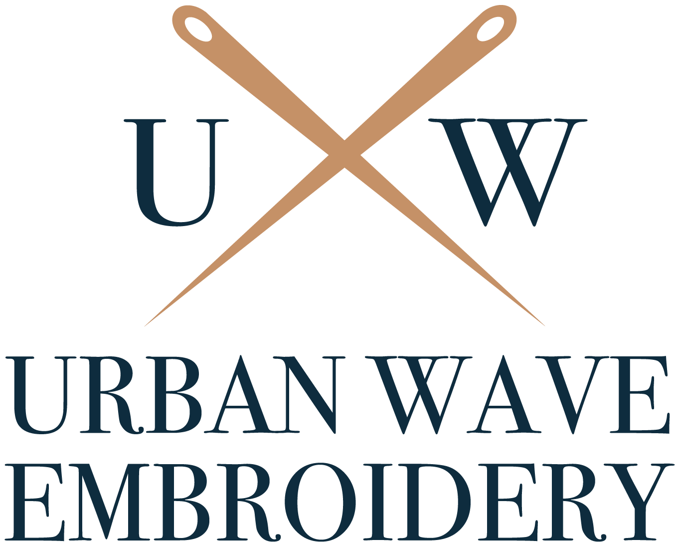 Urban Wave Embroidery Square