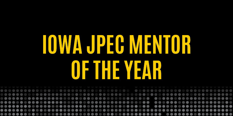 Iowa JPEC Mentor of the Year 2