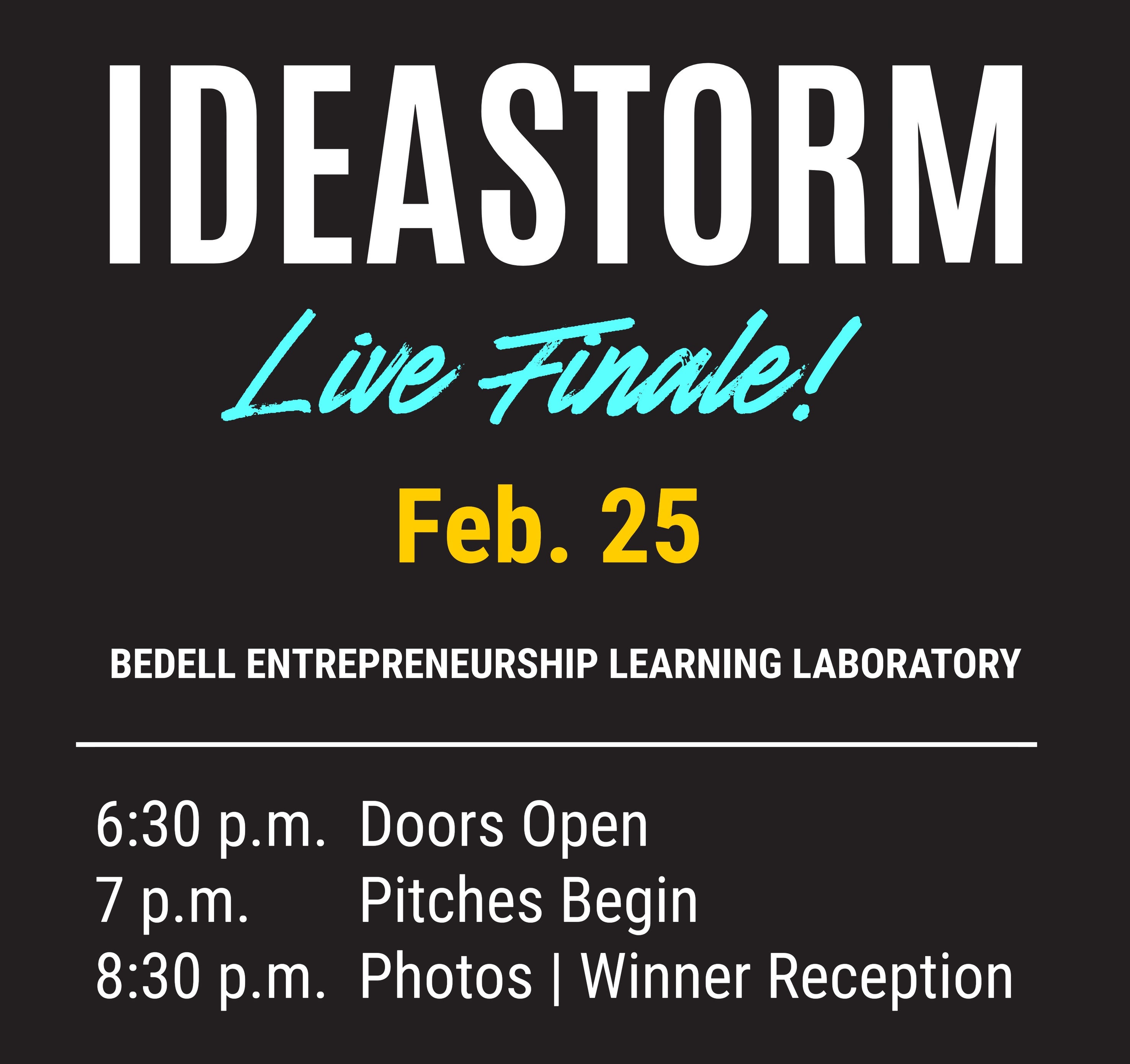 IdeaStorm Finale Spring 2026