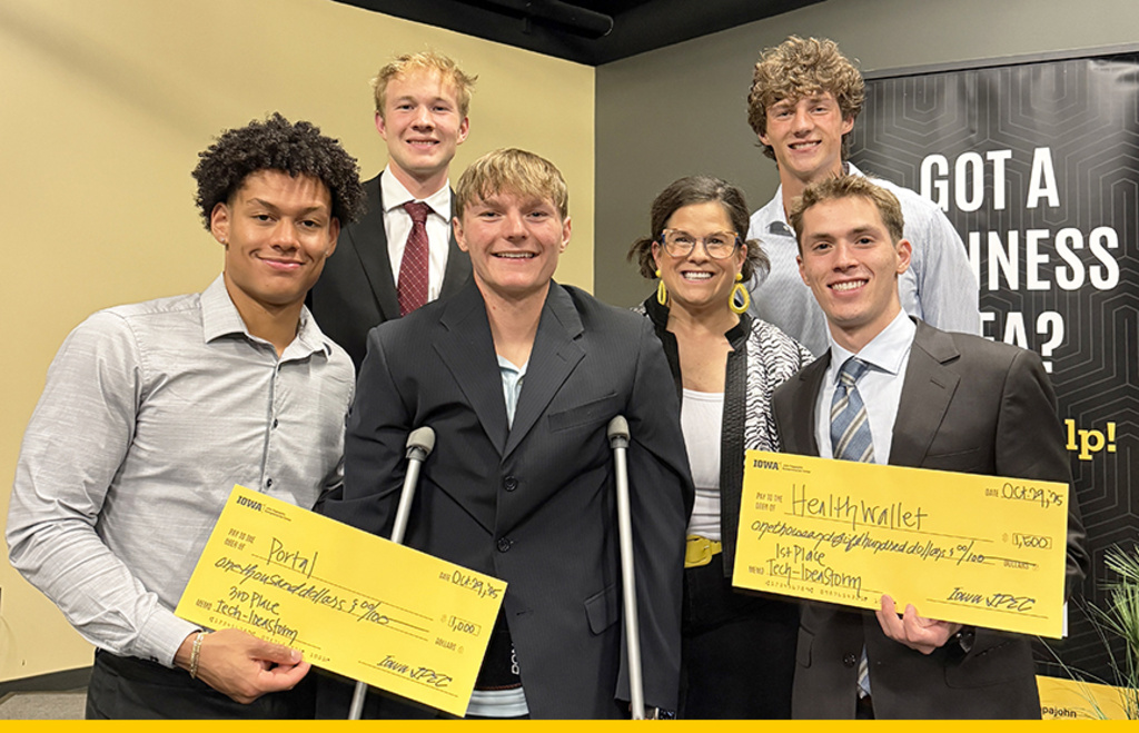 Janice Baldes with students