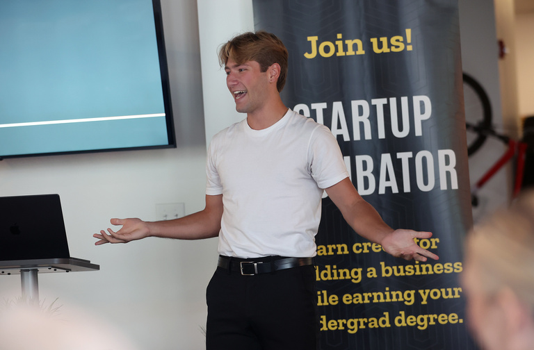 Hunter Johnson, Startup Incubator Summer Track Demo Day 2025