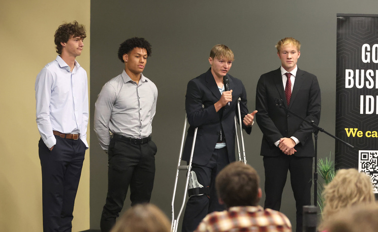 Jackson Johannes, Braedin Zondervan, Nicholas Gorsich, Austin Rowswell