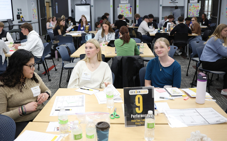 Photograph from DesignDash on March 26 at the Grant Wood AEA in Cedar Rapids, Iowa. 