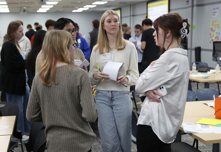 Photograph from DesignDash on March 26 at the Grant Wood AEA in Cedar Rapids, Iowa. 