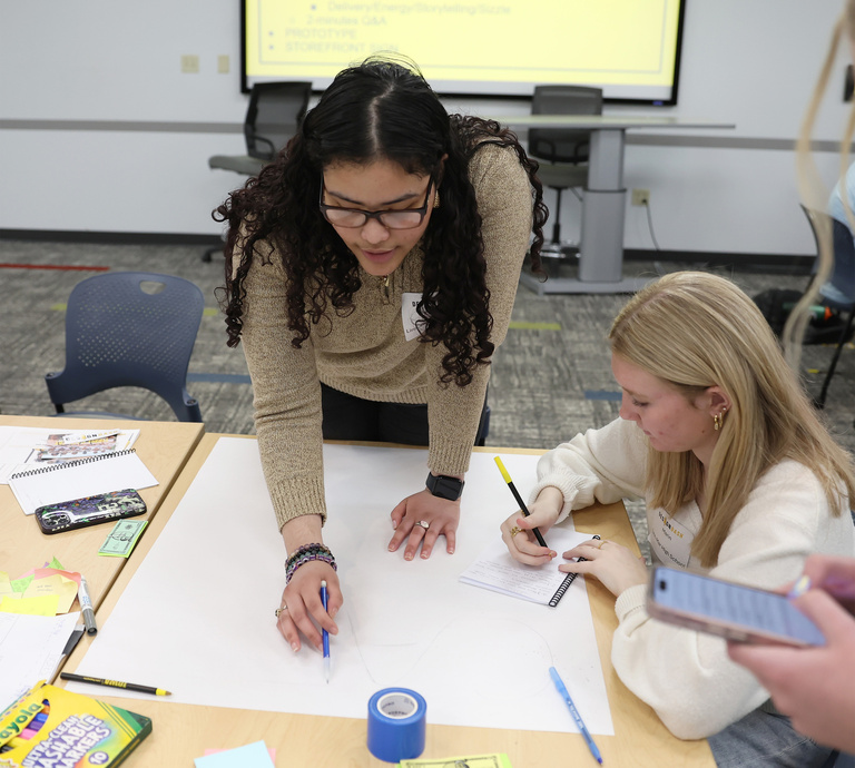 Photograph from DesignDash on March 26 at the Grant Wood AEA in Cedar Rapids, Iowa. 