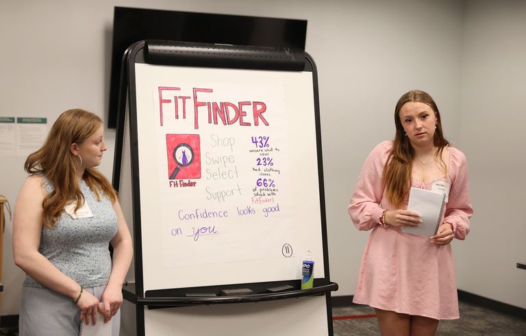 Photograph from DesignDash on March 26 at the Grant Wood AEA in Cedar Rapids, Iowa. 