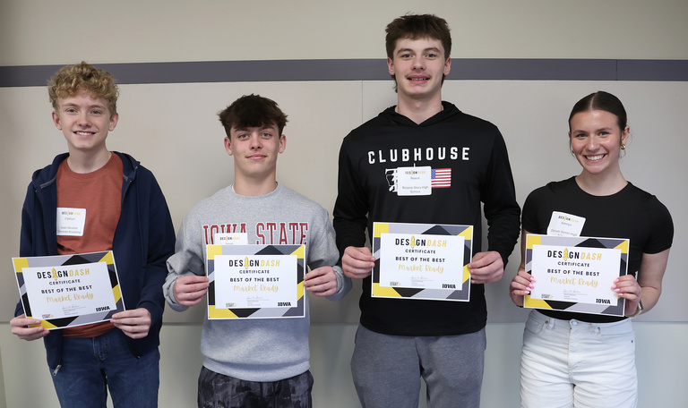 Photograph from DesignDash on March 26 at the Grant Wood AEA in Cedar Rapids, Iowa. 