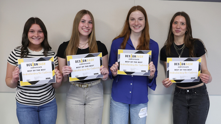 Photograph from DesignDash on March 26 at the Grant Wood AEA in Cedar Rapids, Iowa. 