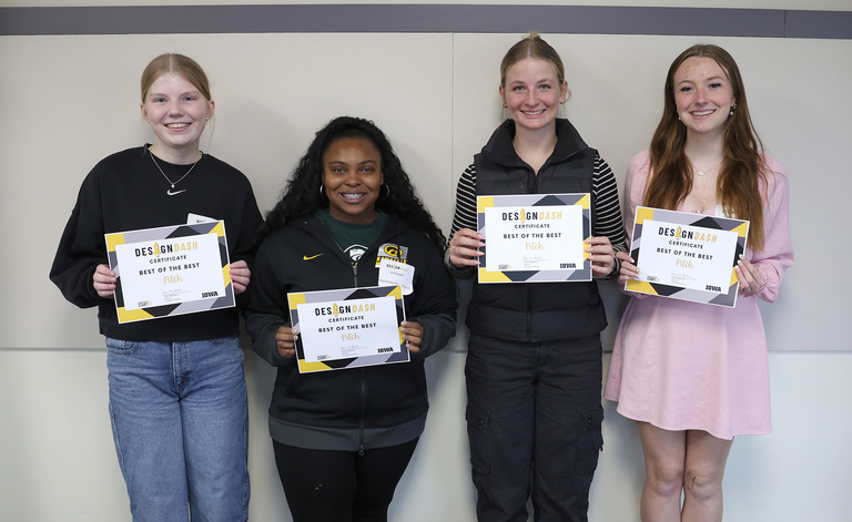 Photograph from DesignDash on March 26 at the Grant Wood AEA in Cedar Rapids, Iowa. 