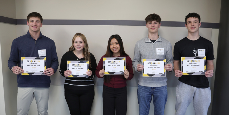 Photograph from DesignDash on March 26 at the Grant Wood AEA in Cedar Rapids, Iowa. 