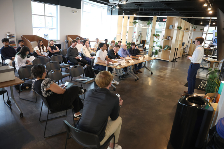 Group shot of the Applied AI Case Competition
