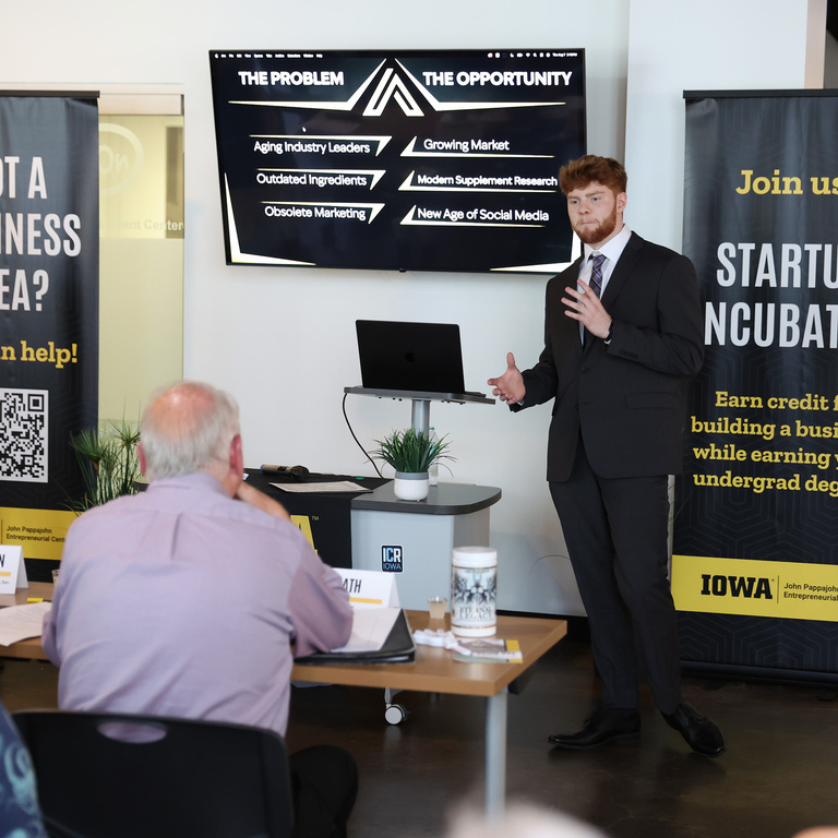 Johnathan Brown, Tyler Graham, Startup Incubator Summer Track Demo Day 2025