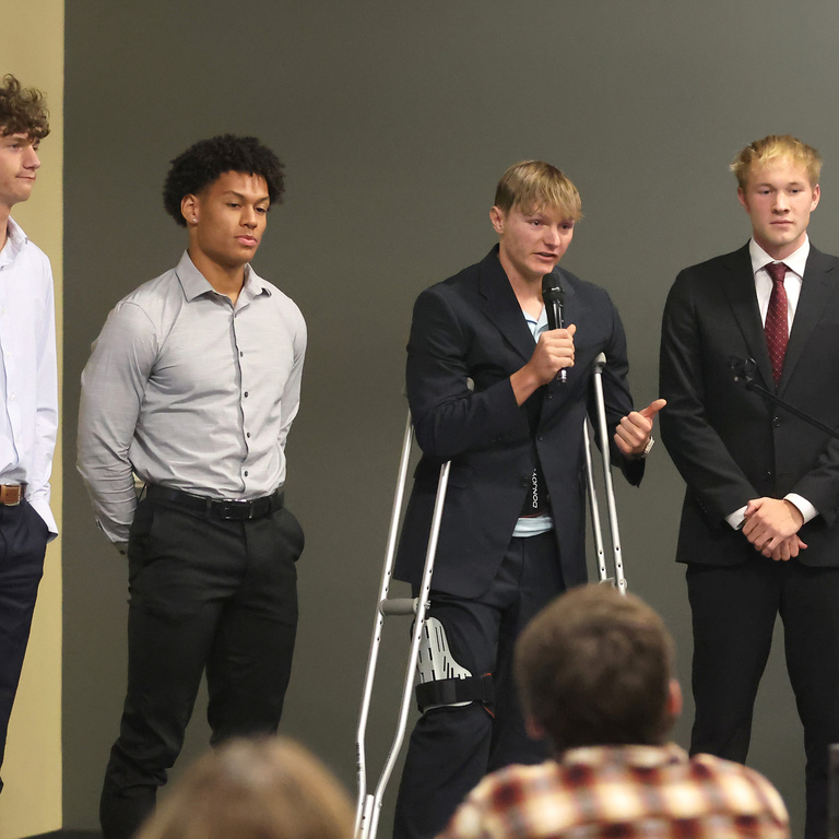 Jackson Johannes, Braedin Zondervan, Nicholas Gorsich, Austin Rowswell
