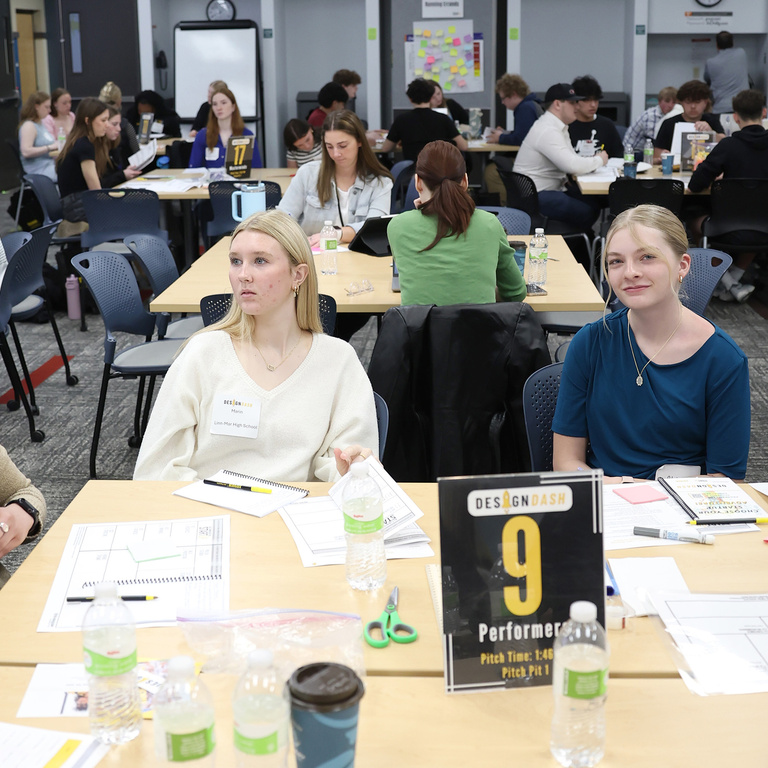 Photograph from DesignDash on March 26 at the Grant Wood AEA in Cedar Rapids, Iowa. 