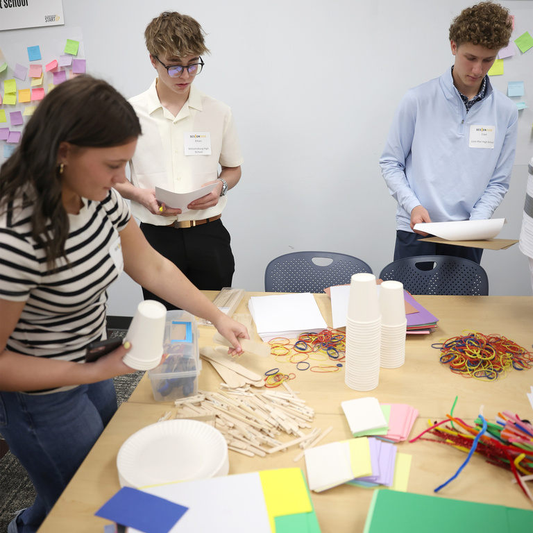 Photograph from DesignDash on March 26 at the Grant Wood AEA in Cedar Rapids, Iowa. 