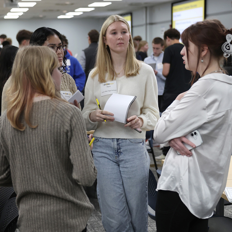 Photograph from DesignDash on March 26 at the Grant Wood AEA in Cedar Rapids, Iowa. 