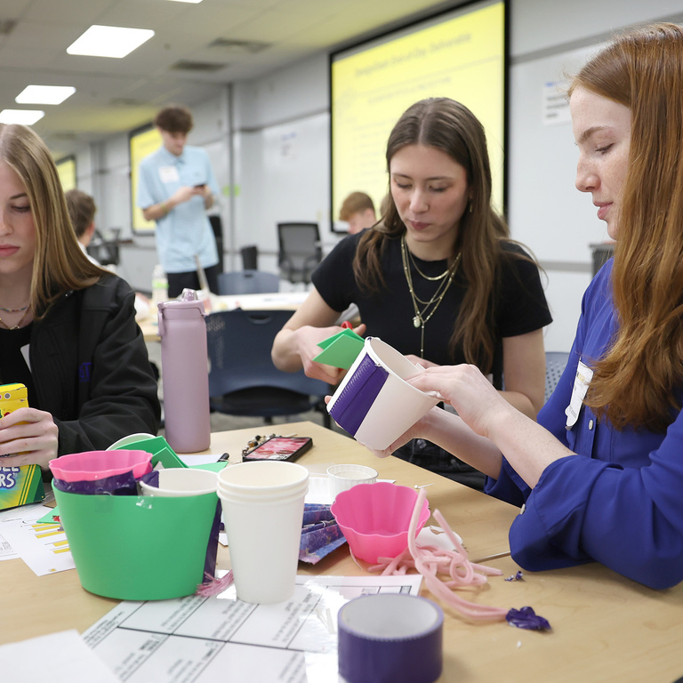 Photograph from DesignDash on March 26 at the Grant Wood AEA in Cedar Rapids, Iowa. 