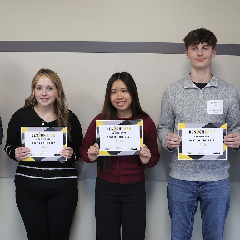 Photograph from DesignDash on March 26 at the Grant Wood AEA in Cedar Rapids, Iowa. 