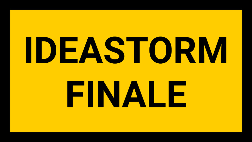 IdeaStorm Finale Spring 2026 promotional image